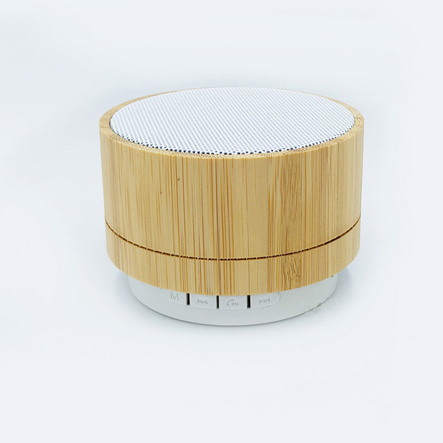 Altavoz Bluetooth de bambú